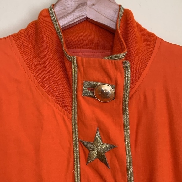 Vital Elements NY | Vintage You’re A Star Gold Embroidered Button Zip Jacket M - Picture 10 of 17